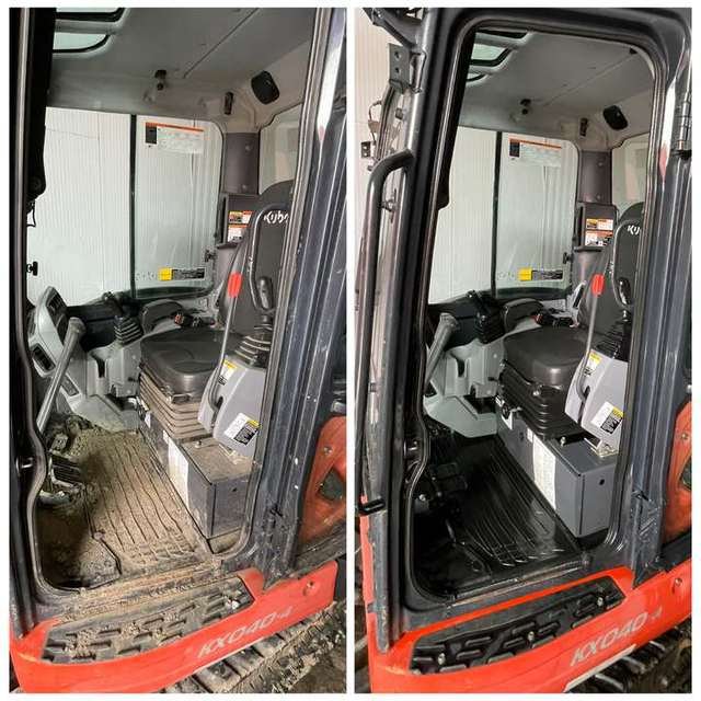 Mini excavator cab