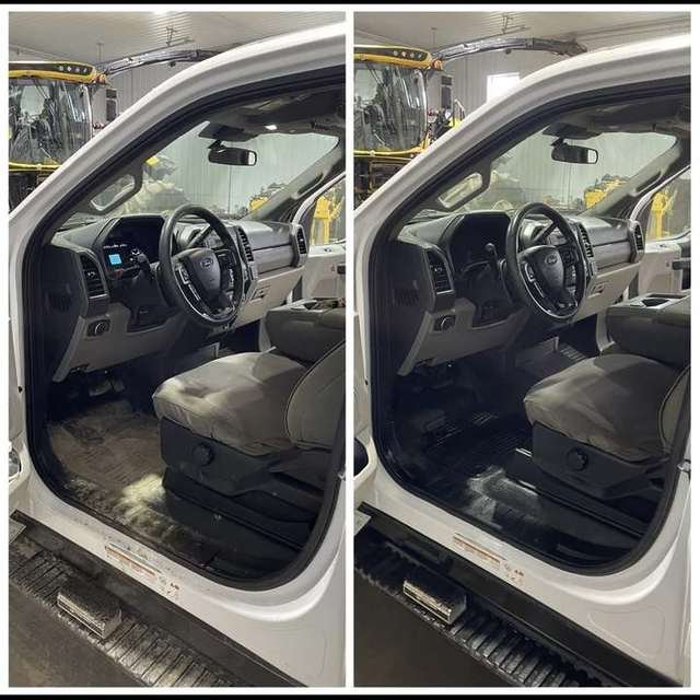 Shop truck interior